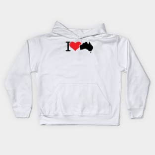 I love Australia Kids Hoodie